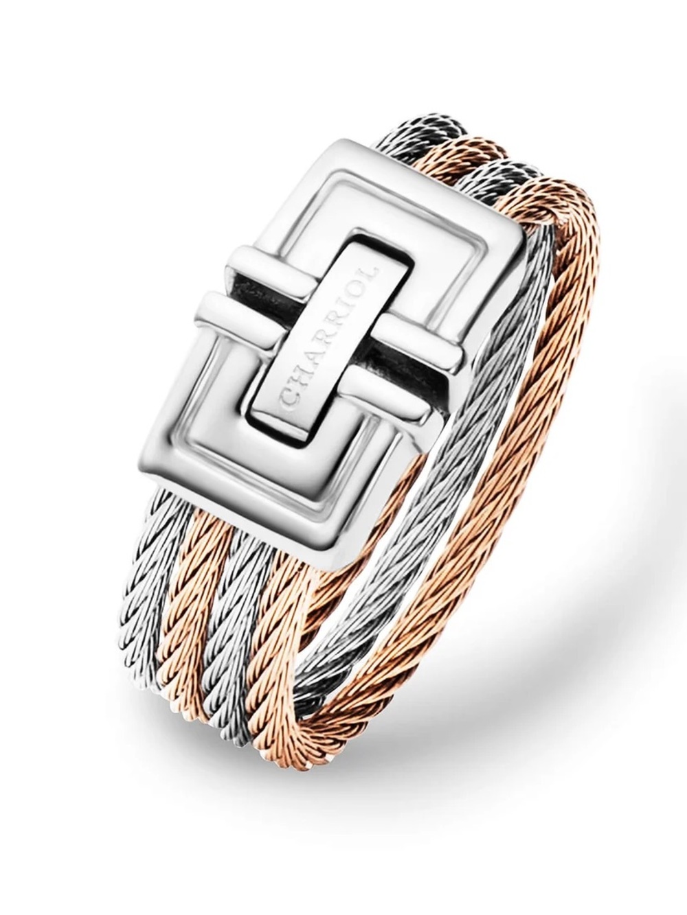 Charriol cable signature Biarritz ring